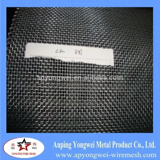 YW-8mesh Galvanized Square Wire Mesh/Wire Mesh Netting/Window Square Mesh