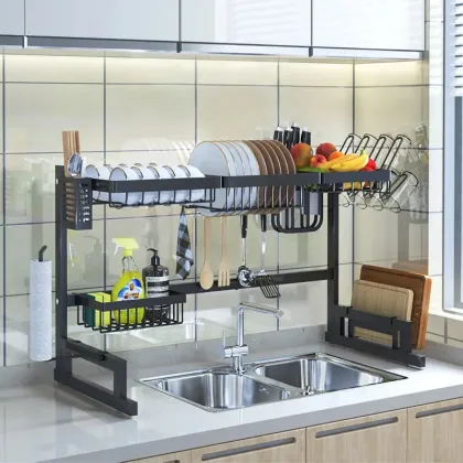 Factory Direct Sale: Adjustable Sink Dish Drying & Storage Rack