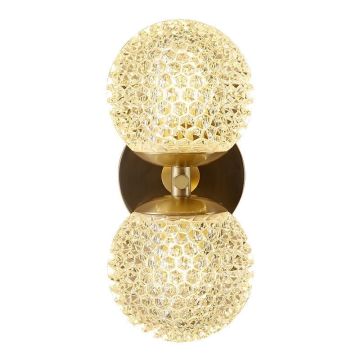 Lumière murale LED de luxe minimaliste avec boules en acrylique pour les chambres et les hôtels