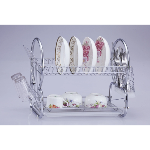 Dish Rack na may kubyertos sa kubyertos