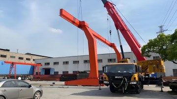 Precision Engineering Offset Single Girder Gantry Crane