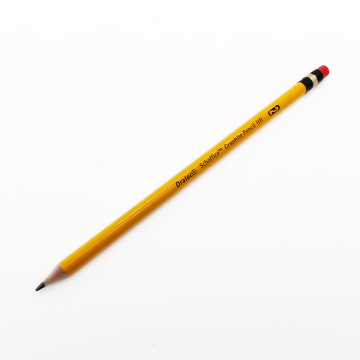 Hot Selling Wooden Customer Logo Hexagonal Pencils - HB Yellow with Red Eraser Tips