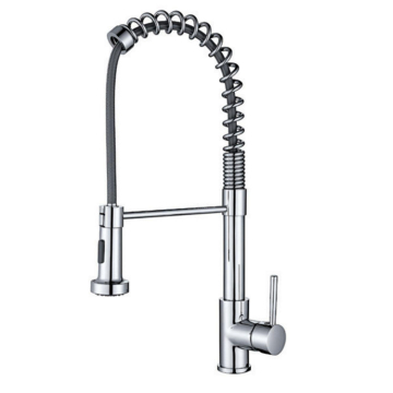 Wall Mounted Basin Faucet with Spring Design for Kitchen
