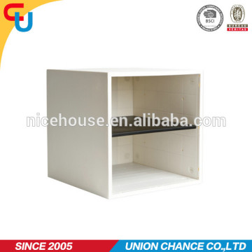 Bedroom regularly plastic book storage box with divider