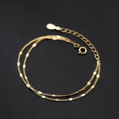 Korean Fashion 925 Silver Jewelry Lucky Charm Bracelet