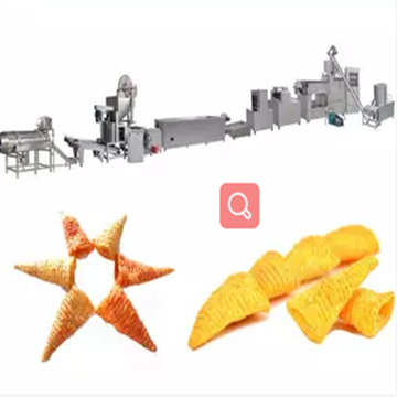 Otomatik Bugles Atıştırmalıklar Yemek Makineleri: Mısır cipsleri için ikiz vidalı ekstrüder