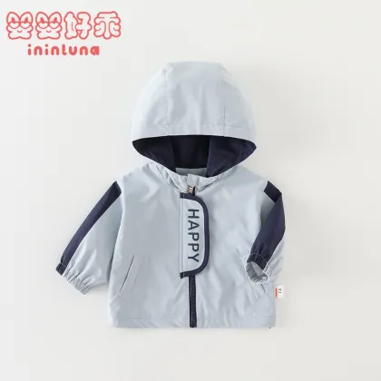 Hooded Boys Windproof Streetwear Jacket