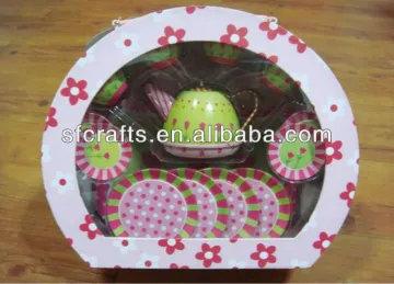 New type stainless steel tea play set