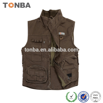 Quick-drying waterproof 100% Cotton Multi-Pockets Men/Women Photography Outdoor Vest