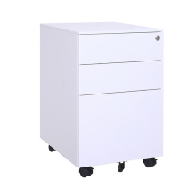 White Metal Office Storage File Cabinet