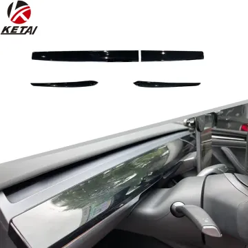 Gloss Black Central Trim for Tesla Model Y Front Door