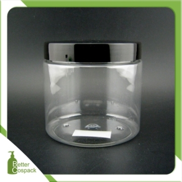500ml clear plastic jar cosmetic jar facial mask jar