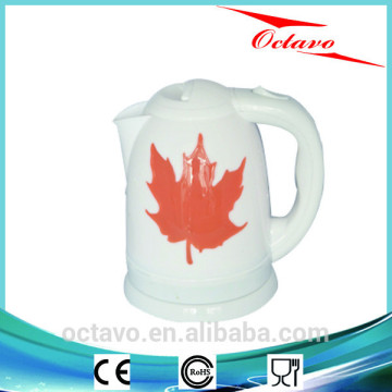 Plastic Electric Kettle with Flower Beautiful Plastic Kettle