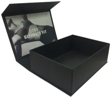 Luxury Black Clothing Gift Boxes With Magnets
