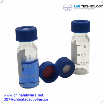 9mm Clear HPLC Agilent Vials with Write-on Spot