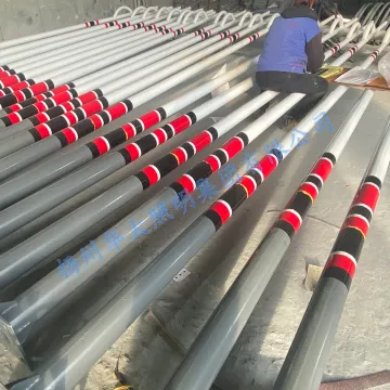 Hot-Dip Galvanized 3mm-6mm Thick Solar Street Light Pole 6m