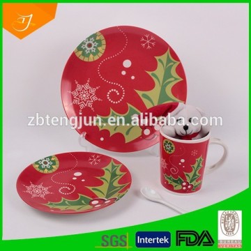 Christmas tree dinner set porcelain