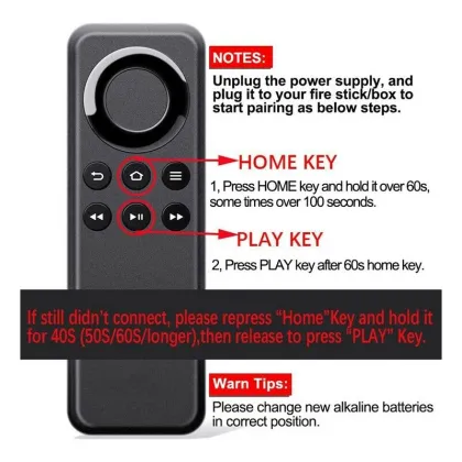 CV98LM Remote Control for Amazon Fire TV Stick