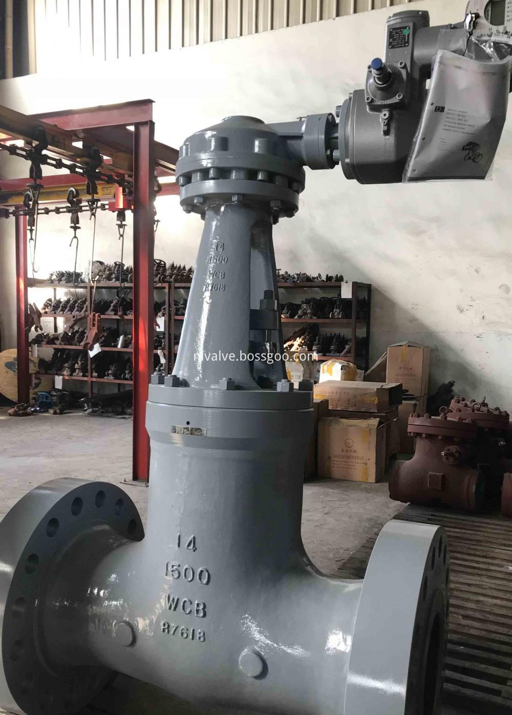 Auma Actuator Operated Pressure Seal Gate Valve