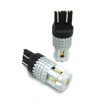2pcs/set 36W Dual Color LED Car Tail Light - 3157 7443 1157 Switchback Turn Signal