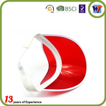 promotion plastic PVC sun visor cheap visor,plastic sun visor hat