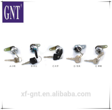 excavator cab door lock core series with key