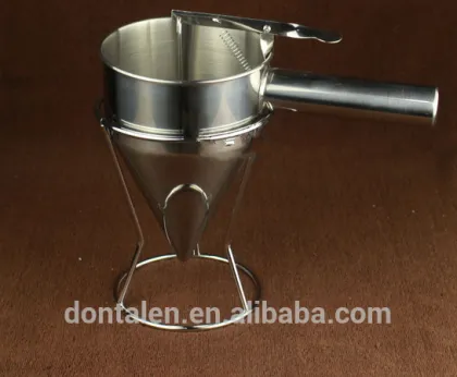 Update International Stainless Steel Donut Maker Piston Batter Funnel