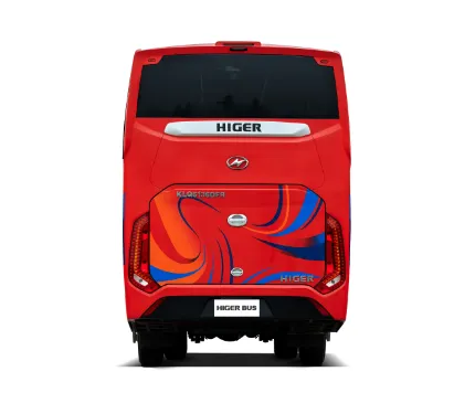 New Luxury Coach Bus: Higer RHD Orange Diesel Bus with High-Quality Seats