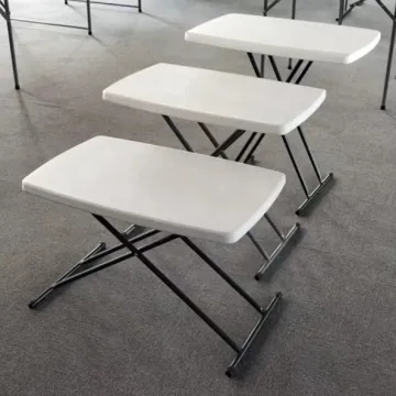 2024 HDPE Kids Adjustable Height Foldable Table - Super Durable Legs