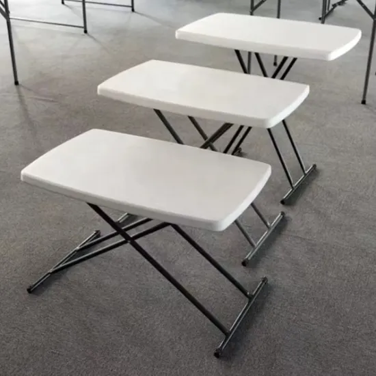 2024 HDPE Kids Adjustable Height Foldable Table - Super Durable Legs