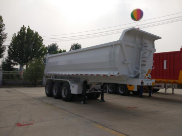 Rear Dump Semi Trailer Lowbed Semi Trailer