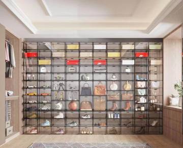 Top Selling Stackable Storage Bins & Shoe Boxes - Transparent & Customizable