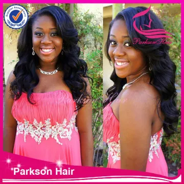 Natural color wig cheap indian remy hair wig body wave 100% human hair wig