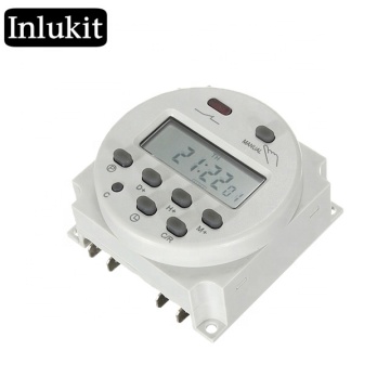 AC 220V Digital Round LCD Power Programmable Timer and Relay with 16A Capacity