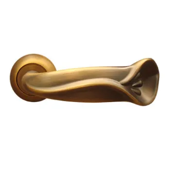 Bronze and antique brass door handles, convenient to use
