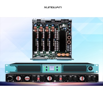 DG4 Series 2ohms: 4-Channel 1U Professional High Power Class-D Amplifier - 1800W/2200W/3000W/3500W