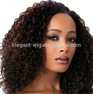 Elegant-wig curly best full lace wig wholesale, brazilian hair lace front wig hot sale