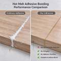 7038 Sin relleno, bandas de borde de alta temperatura, pellets adhesivos de fusión en caliente para chapa de madera de PVC ABS, banda de borde automática
