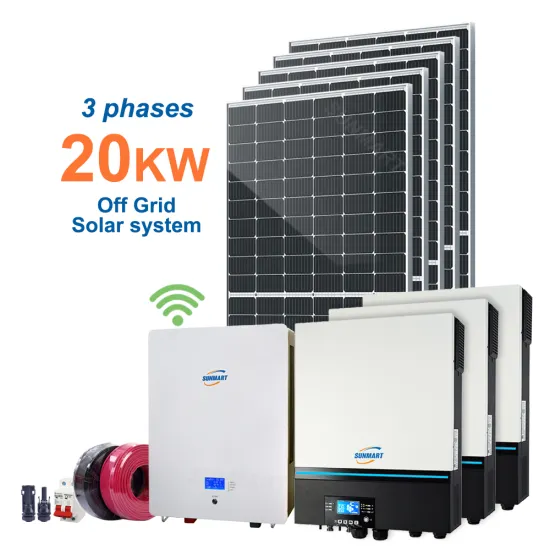 20kVA 3-Phase Solar Energy System with Battery Backup: Complete 20kW Roof-Mounted Hybrid Solution