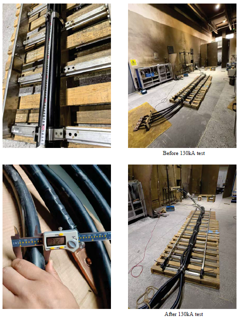 IEC61914 QUAD CABLE CLEATS TESTING