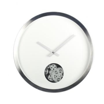 Reloj de pared de metal de 12 pulgadas con ojo