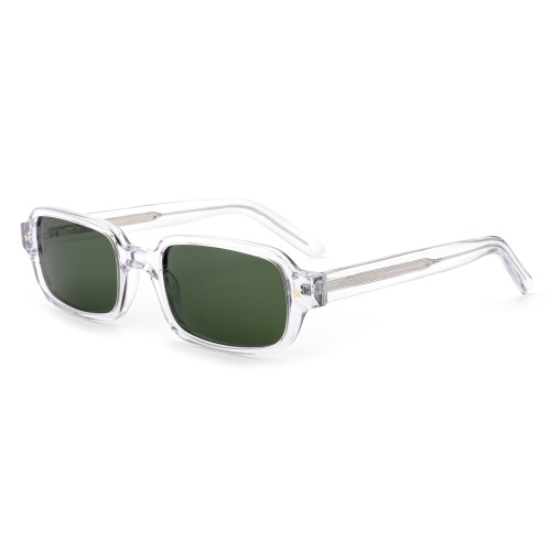 Star - Accent Rectangle Acetate Sunglasses