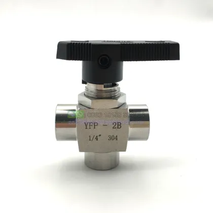 Stainless Steel Female 3-Way T-Type Instrument Ball Valve