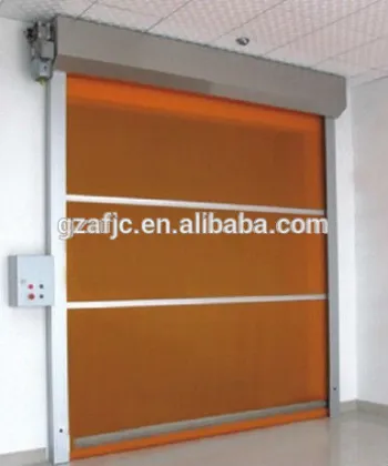 Guangzhou fast PVC roll up doors, PVC rolling door, high speed rolling door,