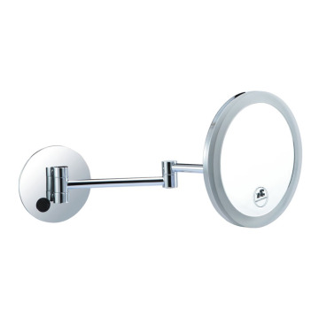 Acrylic 8 inches vanity mirror with light
