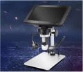 Microscopio LCD da 700x 1200x da 7 pollici con luci a LED