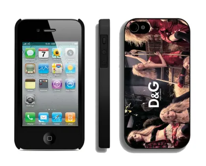 Dolce Gabbana mobilephone iphone 4 4s 5 cellphone case with sexy girl screen