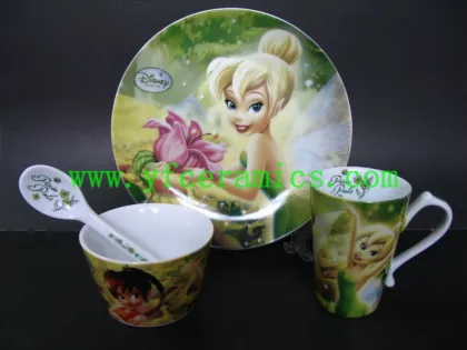 YF78003 dolomite mug ceramic dinnerware