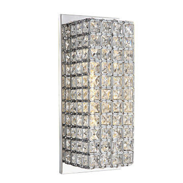 LED crystal rectangle wall lamp