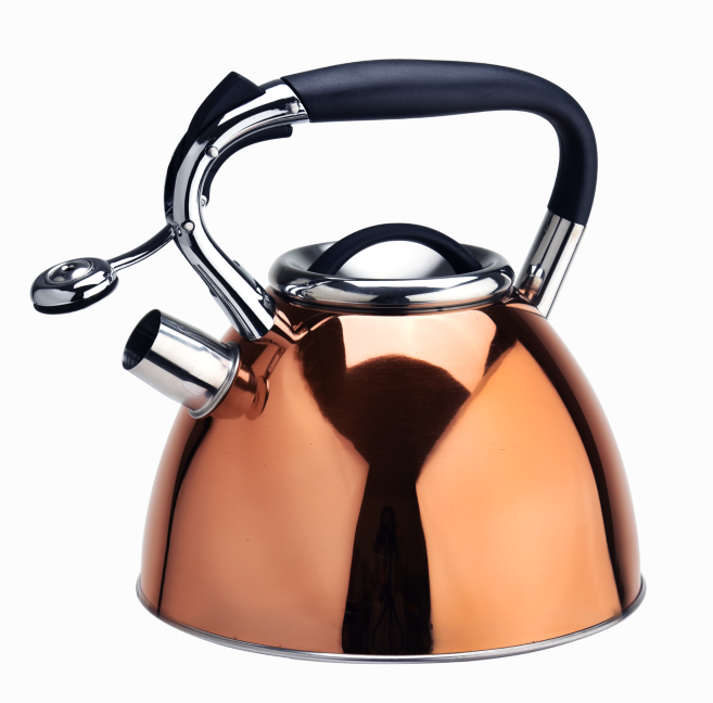 Whistle Hot Water Copper Tea Kettle